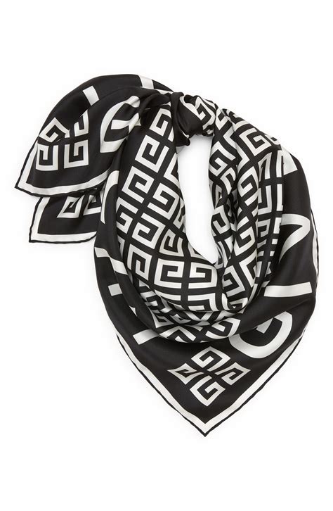 givenchy logo silk scarf|givenchy scarf for women.